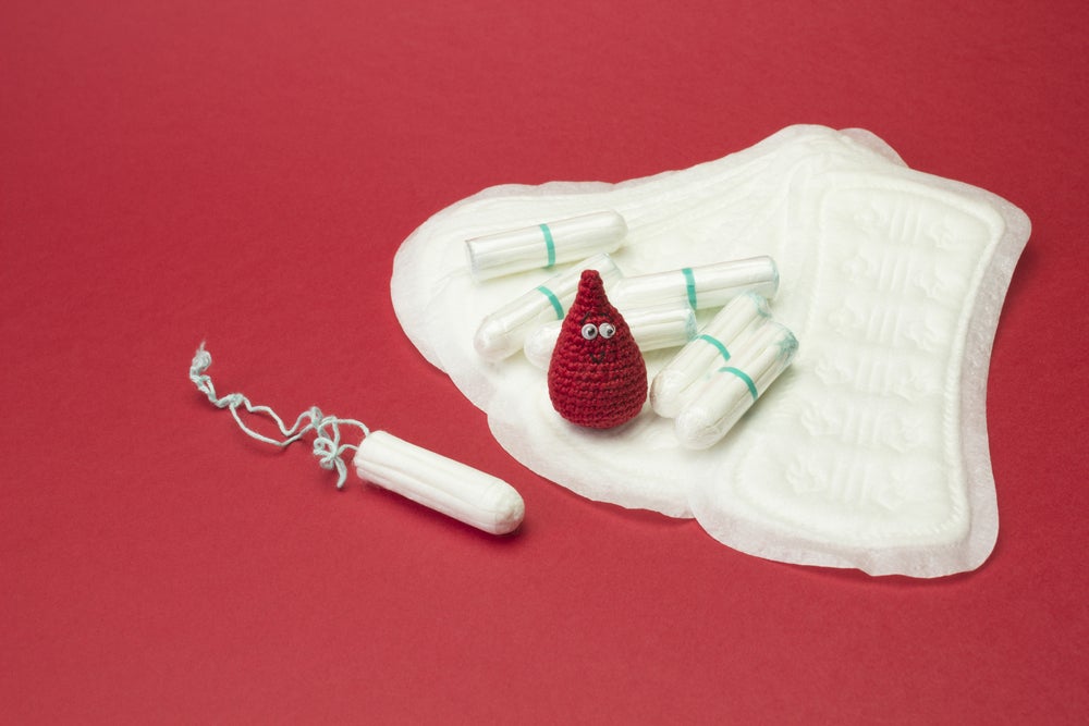 Tampons and pads for menstruation