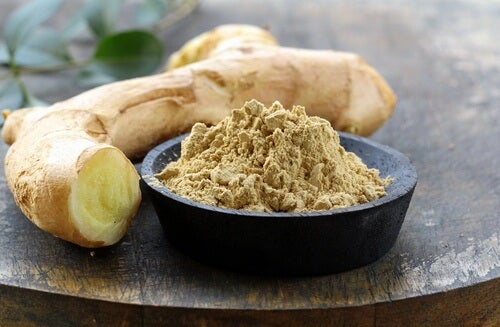 ginger root and powder