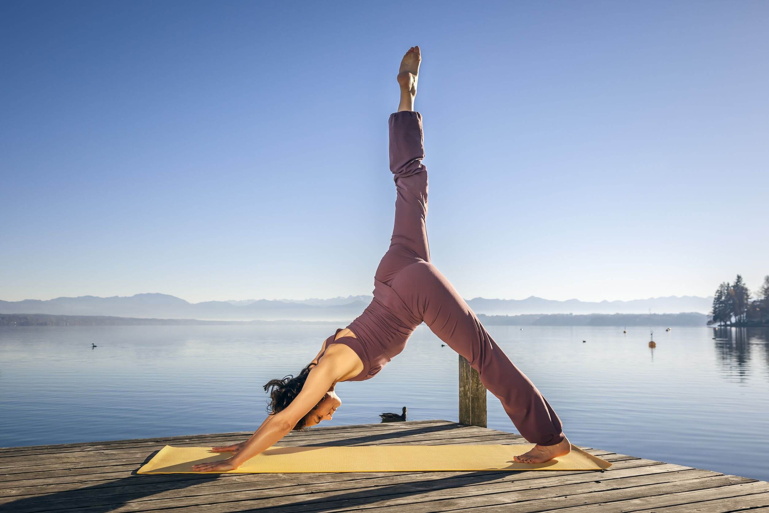 Doing yoga to lose weight is a good idea.