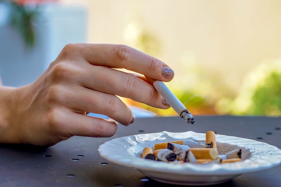 These are the substances that a cigarette contains