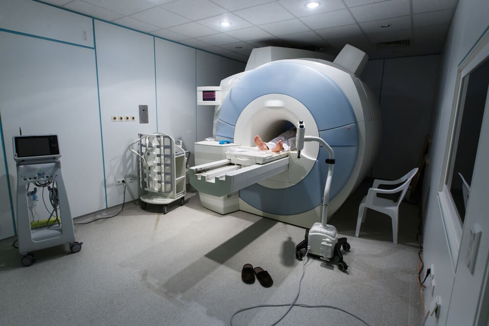 Magnetic resonance imaging to detect carcinoid tumor.