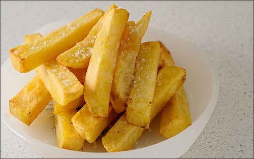 chips with salt