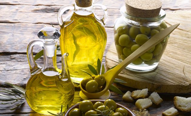 Olive oil for skin