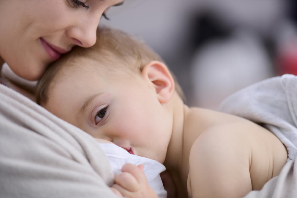 Nursing mother feeding nursing mothers