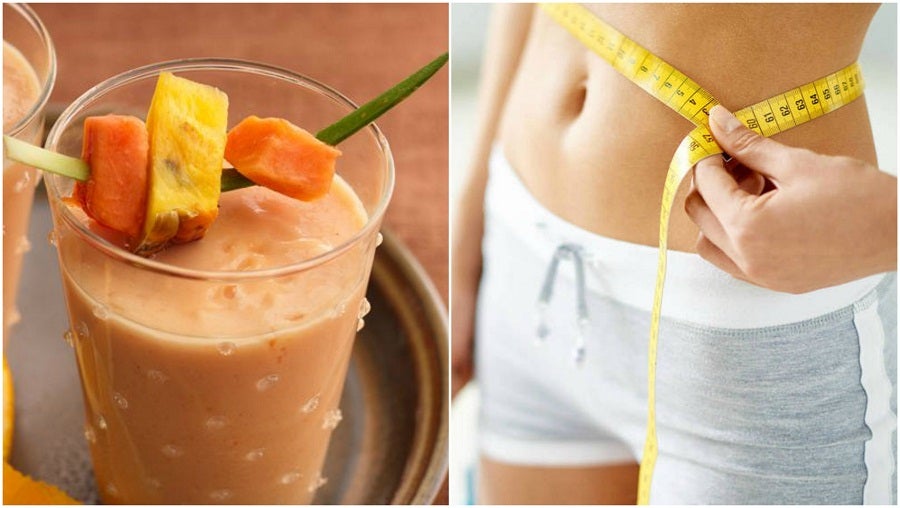 How to make a papaya, pineapple and tamarind smoothie to lose weight