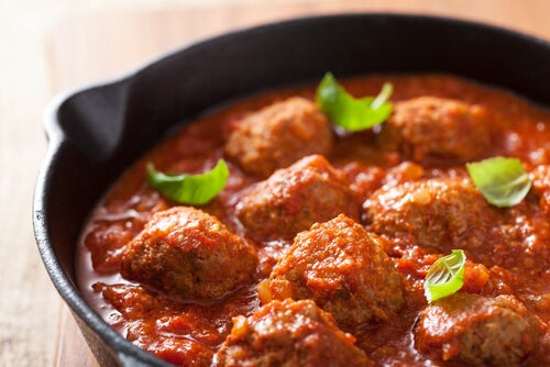 Oatmeal And Cheese Dumplings In Hot Sauce