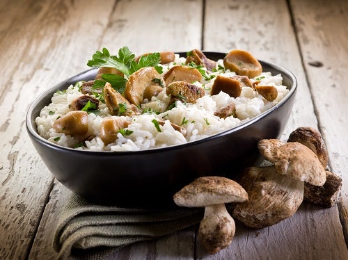 Mushroom Risotto.